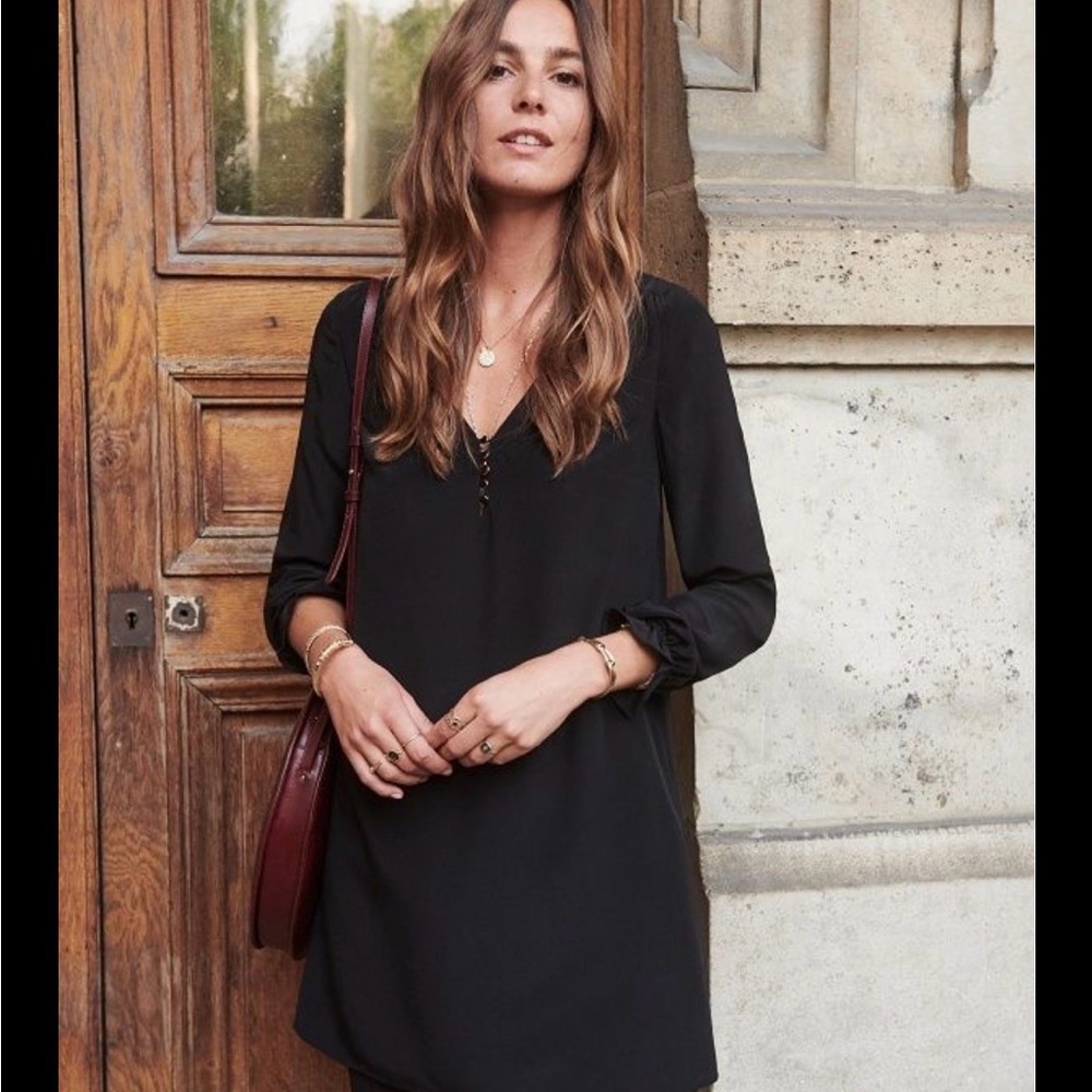 Sezane Carmen Silk Dress (new)